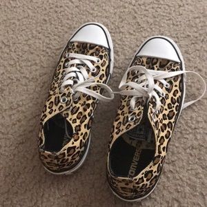 Cheetah Print Converse